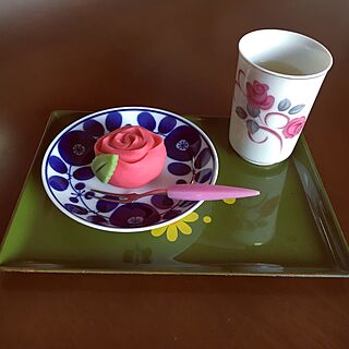 キッチン/和菓子/ばら好き/レトロ/白山陶器...などのインテリア実例 - 2016-05-05 16:22:12