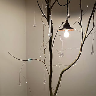 クリスマス/LEDライト/照明/IKEA/オブジェ...などのインテリア実例 - 2020-12-14 09:47:30