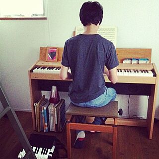 電子ピアノ/折り紙オルガン/ピアノバッグのインテリア実例 - 2013-08-11 00:27:24