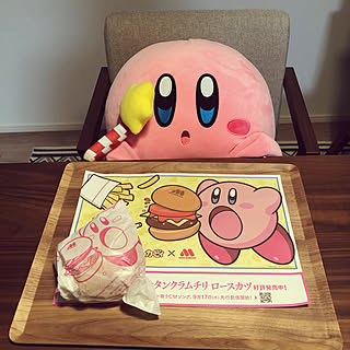 ハンバーガー/テイクアウト/星のカービィ/モスバーガー/いつもいいねやコメントありがとう♡...などのインテリア実例 - 2020-09-30 20:26:00