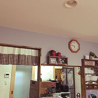 キッチン/カウンター上/DIY/DIY棚/雑貨...などのインテリア実例 - 2016-09-30 05:46:02