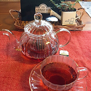 紅茶好き/お茶セット/ナチュラルキッチンの雑貨/ほっこり/リビング...などのインテリア実例 - 2021-02-03 13:49:12