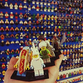 壁/天井/レゴ/LEGO/コレクション/フィギュア...などのインテリア実例 - 2015-03-03 12:48:49