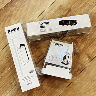 キッチン用品/キッチンペーパーホルダー/マグネットストレージラック/お玉&鍋ふたスタンド/towerシリーズ...などのインテリア実例 - 2021-09-02 10:09:47