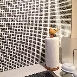 壁紙屋本舗 モザイクタイル調のインテリア実例 Roomclip ルームクリップ