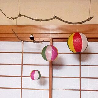 DIY 雑貨/壁/天井/モビール/和室のインテリア実例 - 2013-02-01 15:38:45