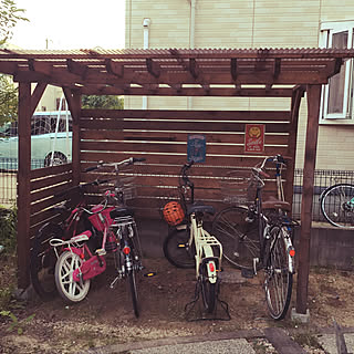 玄関/入り口/DIY/庭/サイクルポート/自転車置き場のインテリア実例 - 2018-06-01 19:18:06
