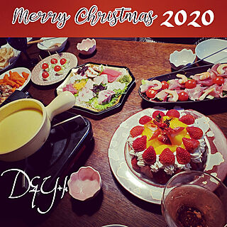 部屋全体/クリスマス2020/手作りケーキ♡/いつもありがとうございます♡/いいね、フォロー本当に感謝デス☺︎...などのインテリア実例 - 2020-12-26 09:48:11