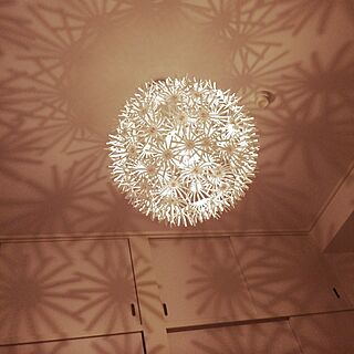 壁/天井/IKEA/お花の照明のインテリア実例 - 2014-06-24 04:11:05