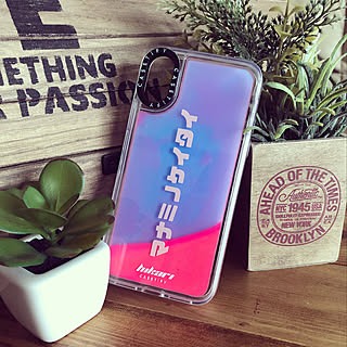 玄関/入り口/名前入り♡/casetify/ネオンカラー/iPhoneケース...などのインテリア実例 - 2018-11-30 15:04:53