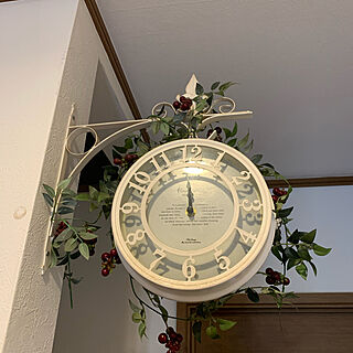 掛時計・ホワイト/玄関/入り口のインテリア実例 - 2020-09-18 14:28:34