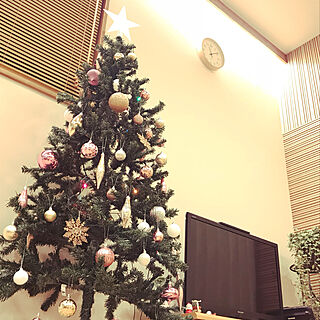 リビング/クリスマスツリー/クリスマスツリー 180cm/クリスマス/新築...などのインテリア実例 - 2017-11-11 23:17:40