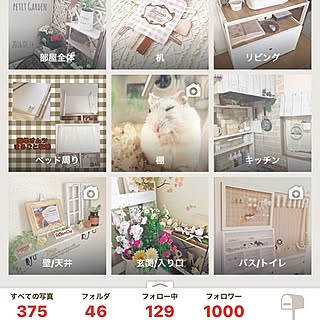 部屋全体/フォロワー1000人本当ありがとう/賃貸DIY/初心者/ほぼ100均...などのインテリア実例 - 2017-04-06 09:17:44