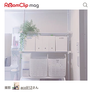 つっぱりラック/洗濯機上の棚/洗面所/RoomClip mag 掲載/家事楽したい...などのインテリア実例 - 2019-09-17 08:30:45