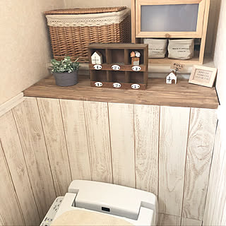 トイレインテリア/タンクレス風トイレDIY/タンクレス風/DIY/生活感をなくしたい...などのインテリア実例 - 2019-05-15 15:07:28