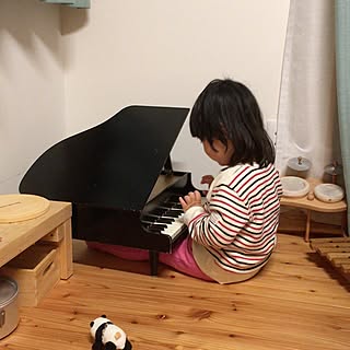 部屋全体/ドラムセットミニチュア/ミニピアノ/こども部屋/カワイミニピアノ...などのインテリア実例 - 2017-01-06 22:43:55