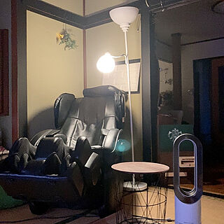 サイドテーブル/扇風機/灯りに癒される/癒しの時間/椅子...などのインテリア実例 - 2021-07-01 19:08:40