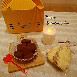 キッチン/Valentine's Day/バレンタインデー/バレンタイン/生チョコ...などのインテリア実例 - 2019-02-14 23:38:24