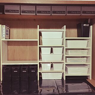 棚/カラーボックス DIY/カラーボックス収納/カラーボックス/白黒...などのインテリア実例 - 2017-06-09 05:56:13
