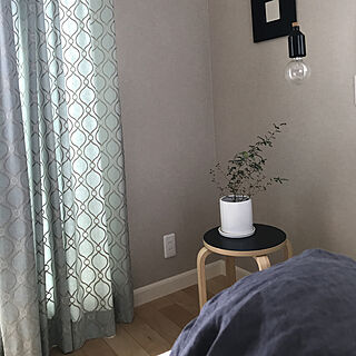 ベッド周り/IKEA/照明/無印良品/カーテン...などのインテリア実例 - 2018-08-15 10:50:09
