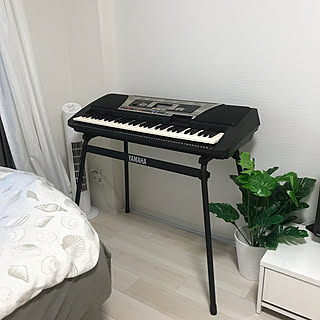 グリーンのある暮らし/楽器のある部屋/楽器/キーボードスタンド/キーボード...などのインテリア実例 - 2020-06-08 18:29:33