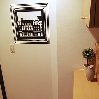 玄関/入り口/Wall sticker/フランフランのインテリア実例 - 2015-03-16 15:38:12