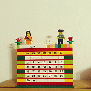毎月1日行事/カレンダー/LEGO/リビングのインテリア実例 - 2021-05-06 15:18:25