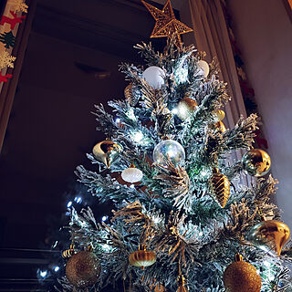 クリスマス/マンション暮らし/ニトリ　クリスマスツリー/クリスマスツリー150cm/ニトリで揃えました...などのインテリア実例 - 2020-12-01 21:49:14