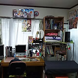 机/子ども部屋/賃貸/フォロー&いいね ありがとうございます♡/アニメグッズのインテリア実例 - 2016-02-29 15:07:12