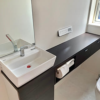 手洗いカウンター/トイレ/バス/トイレのインテリア実例 - 2019-06-18 13:14:19