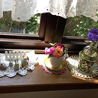 棚/窓ぎわ/庭の花/小物♡のインテリア実例 - 2013-04-28 13:33:23