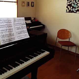 部屋全体/ピアノ室/ピアノ教室/グランドピアノ/タペストリーのインテリア実例 - 2014-08-04 09:47:25
