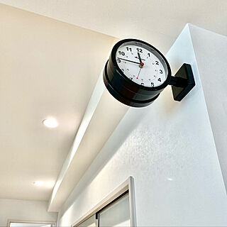 リビング/両面時計/ダルトンの時計/壁/天井のインテリア実例 - 2022-04-07 22:33:20