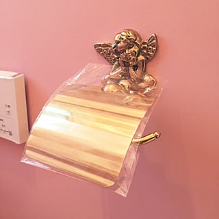 バス/トイレ/真鍮/トイレットペーパーホルダー/天使/web内覧会...などのインテリア実例 - 2016-09-13 21:46:26