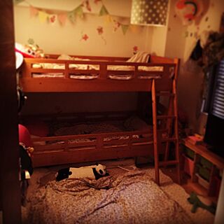 ベッド周り/子供部屋　/寝室/２段ベッドのインテリア実例 - 2015-05-25 00:23:43