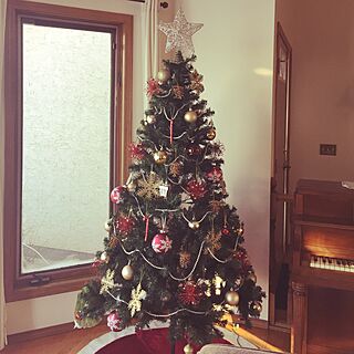リビング/クリスマスツリー/クリスマスの飾り/いいね&フォローありがとうございます☆のインテリア実例 - 2016-12-07 06:45:42