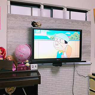 壁掛けテレビ/テレビ壁掛け/テレビ周り/キャンドゥ/コレ、DIYしたよ！...などのインテリア実例 - 2020-05-25 03:09:59