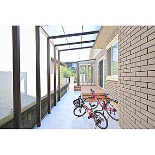 雨よけ/目隠し/日よけ/駐輪場/自転車...などのインテリア実例 - 2024-01-09 20:00:24