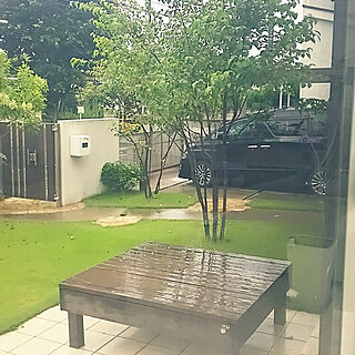 玄関/入り口/雨の庭/芝生/芝生の庭のインテリア実例 - 2017-09-22 21:45:57