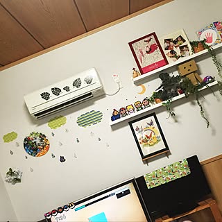 壁/天井/ダンボー/ポケモン部屋/ヲタクでもお洒落に暮らしたい！/ヲタクもお洒落に暮らしたい。...などのインテリア実例 - 2016-07-05 20:28:03