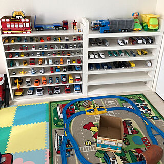 おもちゃ棚/おもちゃ/おもちゃ収納/子供部屋/DIY...などのインテリア実例 - 2019-10-03 22:43:11