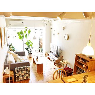 部屋全体/写真撮影/自然素材/マンションインテリア/グリーンのある暮らし...などのインテリア実例 - 2017-06-06 01:53:32