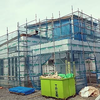 部屋全体/マイホーム建ててます/マイホーム記録/新築建築中/新築途中経過...などのインテリア実例 - 2016-09-10 17:51:07