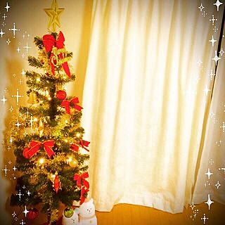部屋全体/クリスマスツリー/クラフトホリックのインテリア実例 - 2016-12-11 11:40:28