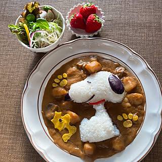 カレーが好き♡/スヌーピー/ひとり時間/ほんわか/お休みの日...などのインテリア実例 - 2022-04-10 10:40:00