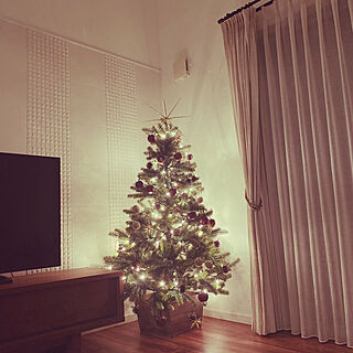 クリスマス/クリスマスツリー150cm/リビングのインテリア実例 - 2022-11-26 08:35:09
