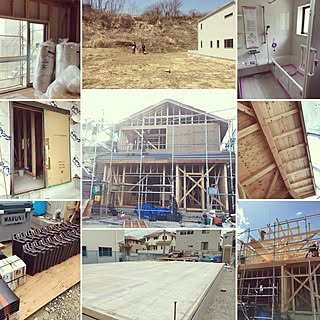 部屋全体/建坪44坪/新築/マイホーム記録/新築建築中...などのインテリア実例 - 2017-07-05 22:46:31