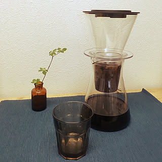 キッチン/セリア/iwaki コーヒードリッパー/ウォータードリップコーヒーサーバー/水出しコーヒー器...などのインテリア実例 - 2018-05-17 11:24:21