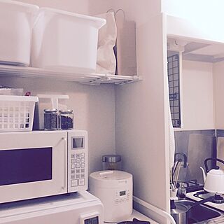 キッチン/IKEA/無印良品/モノトーン/一人暮らし...などのインテリア実例 - 2017-04-30 02:02:02