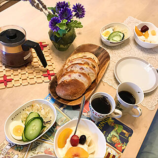 コーヒーのある暮らし/ラベンダー/アイビー/お花のある暮らし/朝食...などのインテリア実例 - 2019-05-31 08:59:18